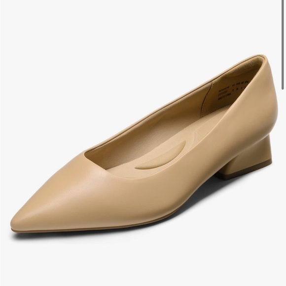 DREAM PAIRS Women's Chunky Heels Closed Toe Low Block 8 - Picture 1 of 13